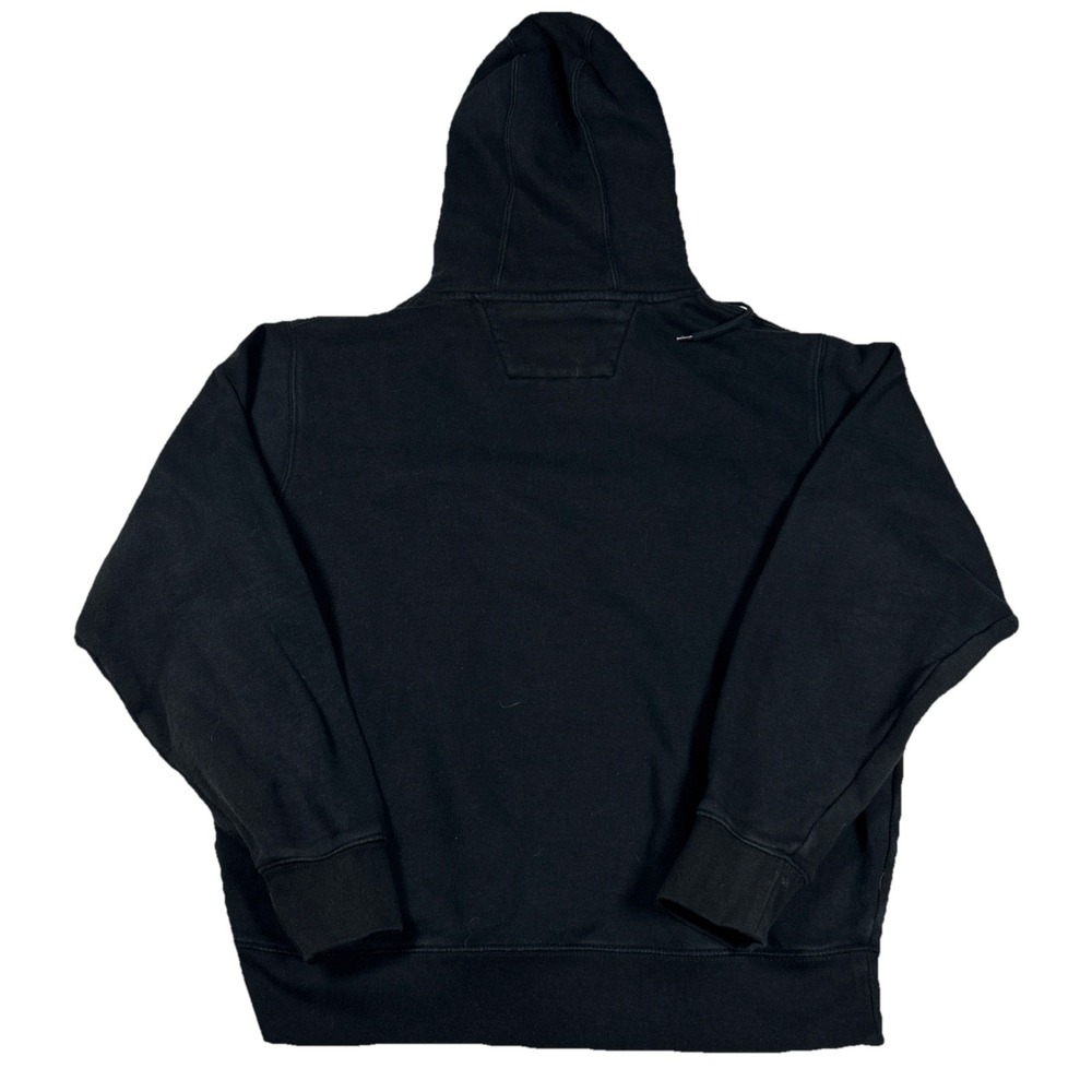 CAT Caterpillar Hoodie Mens M‎ Black Pullover Workwear Heavy Drawstring Logo - Picture 2 of 6